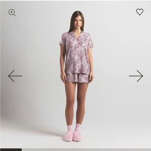 NWT Skims Sleep set short sleeve Animal Print